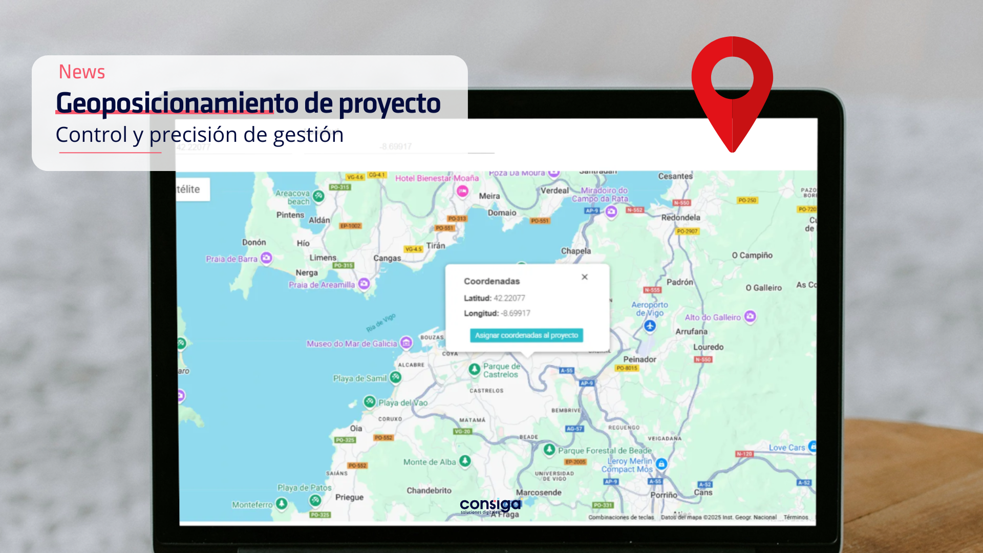 Geoposicionamiento de proyectos: Control y Eficiencia