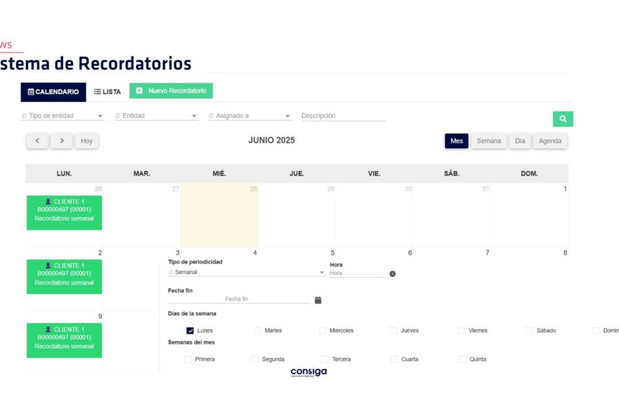 Recordatorios Personalizados para no olvidar nada