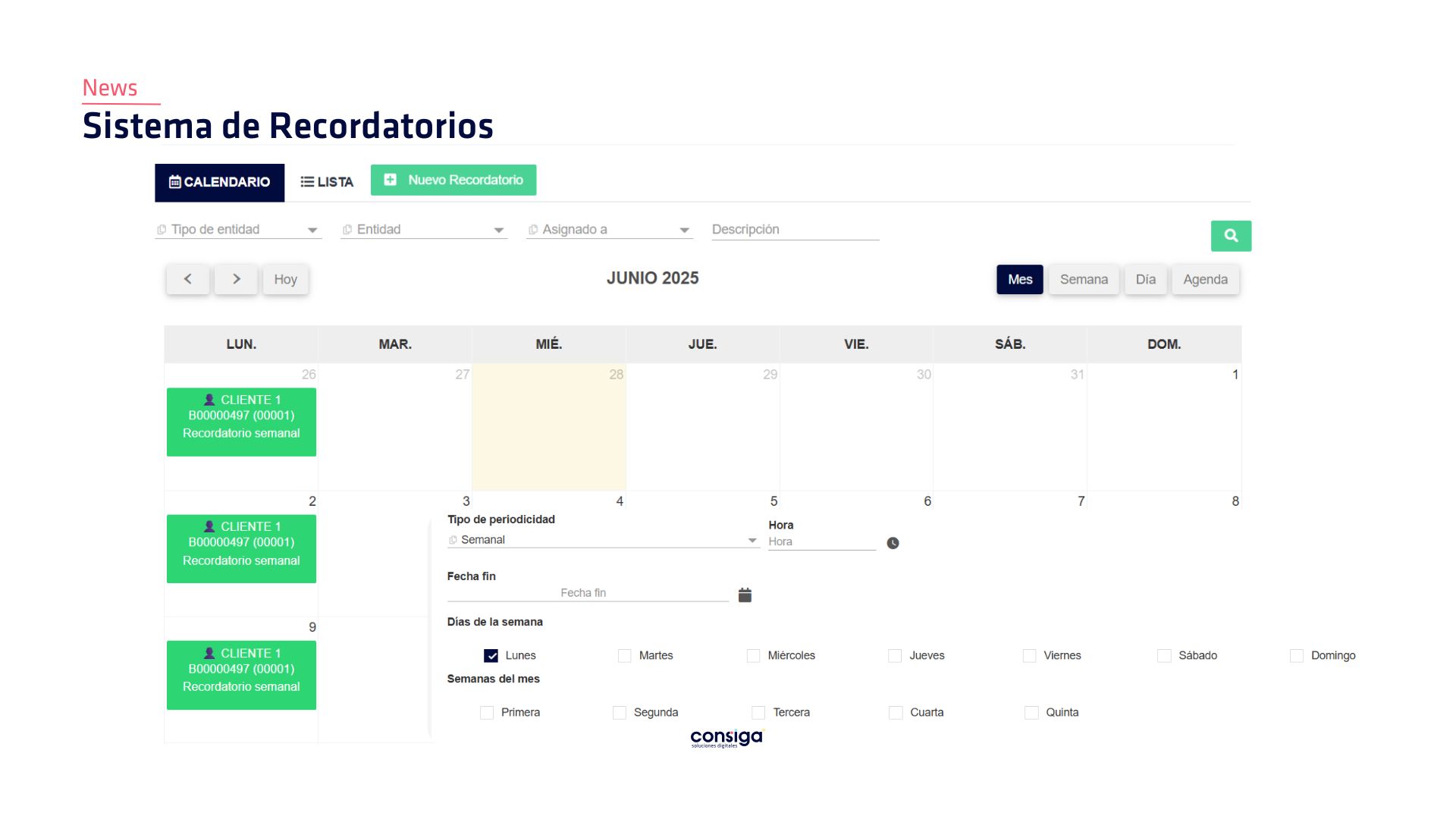 Recordatorios Personalizados para no olvidar nada